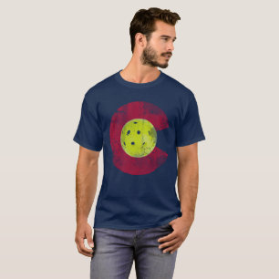 Flagga av Colorado Pickleball Tee