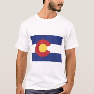 Flagga av Colorado T Shirt