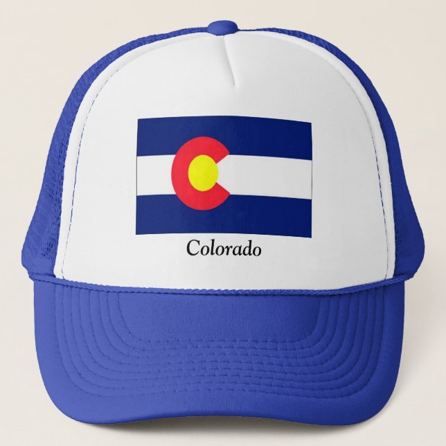 Flagga av Colorado Truckerkeps (Framsida)