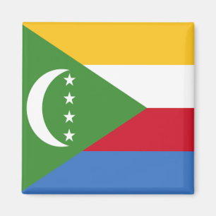 Flagga av Comoros Magnet