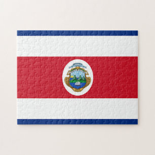 Flagga av Costa Rica Pussel