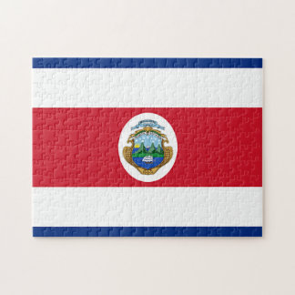 Flagga av Costa Rica Pussel