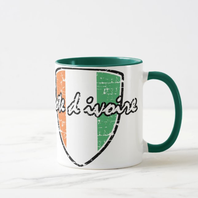 Flagga av Cote D Ivoire Mugg (Höger)