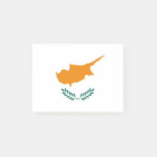 Flagga av Cypern Postar-it® noterar Post-it Block