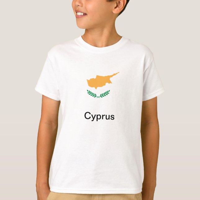 Flagga av Cypern T-shirt (Framsida)