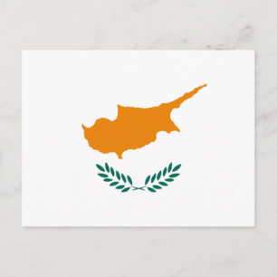 Flagga av Cyperns vykort