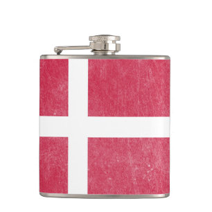 Flagga av Danmark Grunge Fickplunta