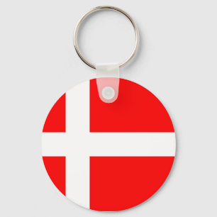 Flagga av Danmark Nyckelring