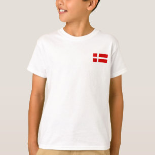 Flagga av Danmark T Shirt