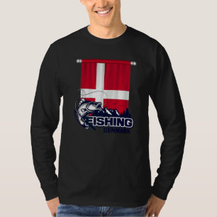 Flagga av danskt fiske i Danmark T Shirt