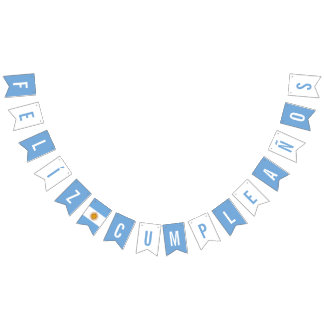 Flagga av Dekorationer i Argentinas Födelsedagsfes