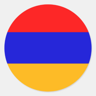 Flagga av den Armenien klistermärken