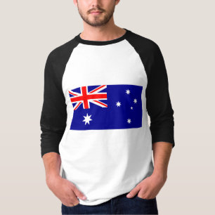 Flagga av den Australien T-tröja T Shirt
