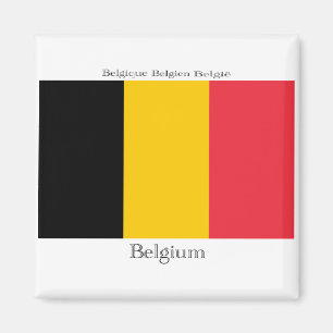 Flagga av den Belgien magneten Magnet