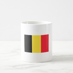Flagga av den Belgien muggen Kaffemugg