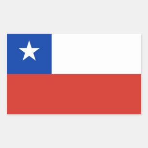 Flagga av den Chile klistermärken