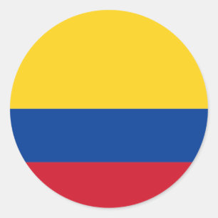 Flagga av den Colombia klistermärken