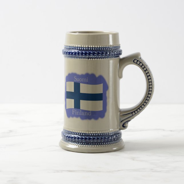 Flagga av den Finland muggen Sejdel (Höger)