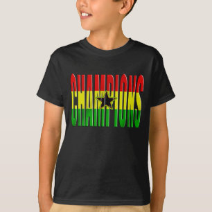 Flagga av den Ghana afrikan 2010 mästareskjortor T Shirt