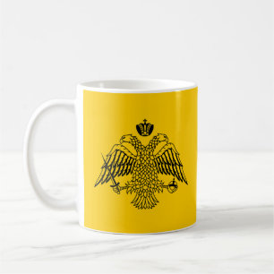 Flagga av den grekisk-ortodoxa kyrkan kaffemugg