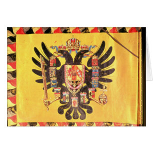 Flagga av den imperialistiska Habsburg dynastin, Hälsningskort
