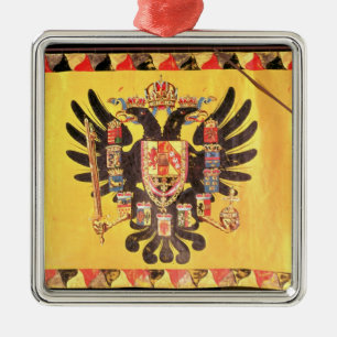 Flagga av den imperialistiska Habsburg dynastin, Julgransprydnad Metall