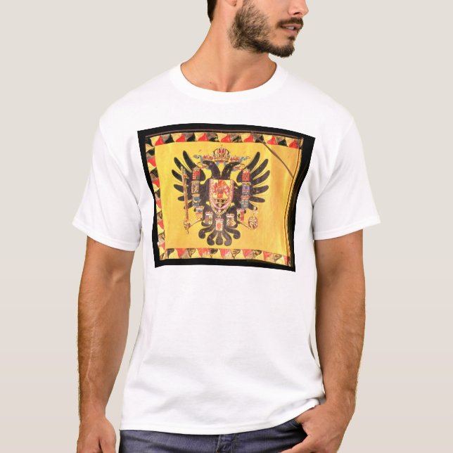 Flagga av den imperialistiska Habsburg dynastin, Tee Shirt (Framsida)