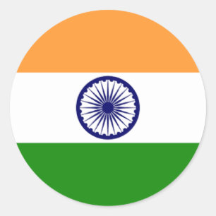 Flagga av den Indien klistermärken