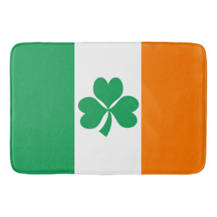 Flagga av den Irland shamrocken Badrumsmatta