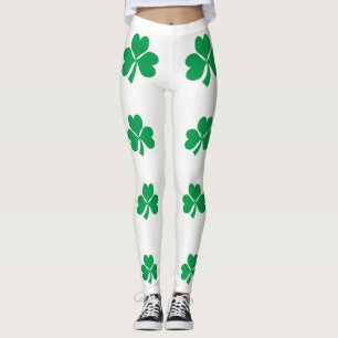 Flagga av den Irland shamrocken Leggings