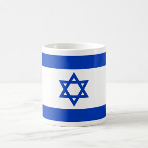 Flagga av den Israel muggen Kaffemugg
