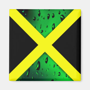 Flagga av den Jamaica magneten Magnet