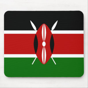 Flagga av den Kenya afrikan Musmatta