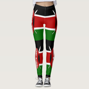 Flagga av den Kenya Bendera yaen Kenya Leggings