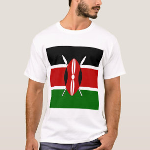 Flagga av den Kenya Bendera yaen Kenya T Shirt