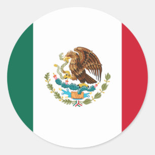 Flagga av den Mexico klistermärken