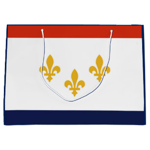 Flagga av den New Orleans gåvan hänger lös
