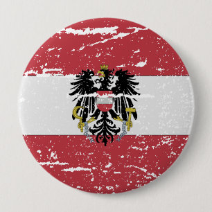 FLAGGA AV DEN ÖSTERRIKE VAPENSKÖLDEN KNAPP