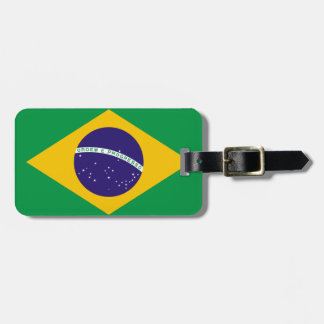 Flagga av den personliga Brasilien lätta Bagagebricka