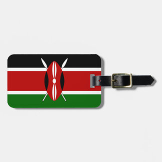 Flagga av den personliga Kenya lätta Bagagebricka