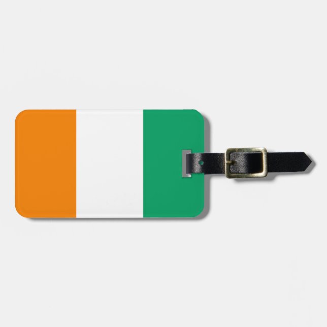 Flagga av den personliga lätta legitimationen för bagagebricka (Horisontell Framsida)