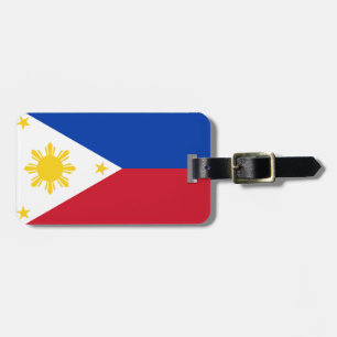 Flagga av den personliga Philippines lätta Bagagebricka