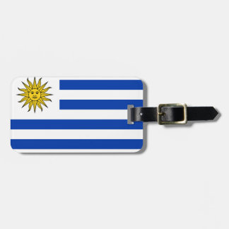 Flagga av den personliga Uruguay lätta Bagagebricka