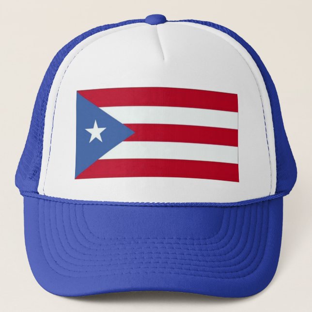 Flagga av den Puerto Rico hatten Keps (Framsida)