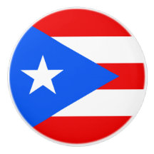 Flagga av den Puerto Rico knoppen