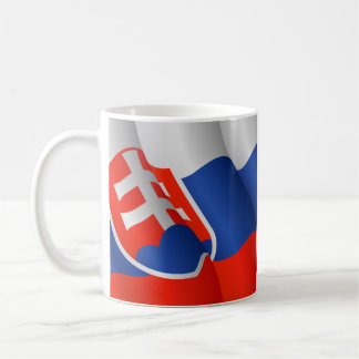 Flagga av den Slovakien muggen Kaffemugg