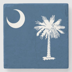 Flagga av den South Carolina marmorkustfartyget Underlägg Sten