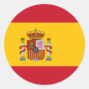 Flagga av den Spanien klistermärken
