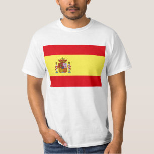 Flagga av den Spanien T skjortan Tee