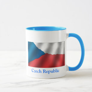 Flagga av den tjeckiska republiken mugg